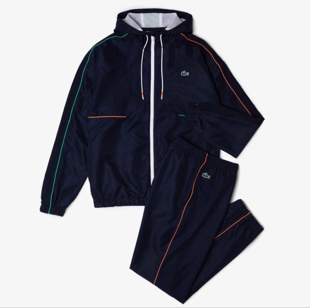 LACOSTE テニスウェア メンズ ダイヤリップストップセットアップ