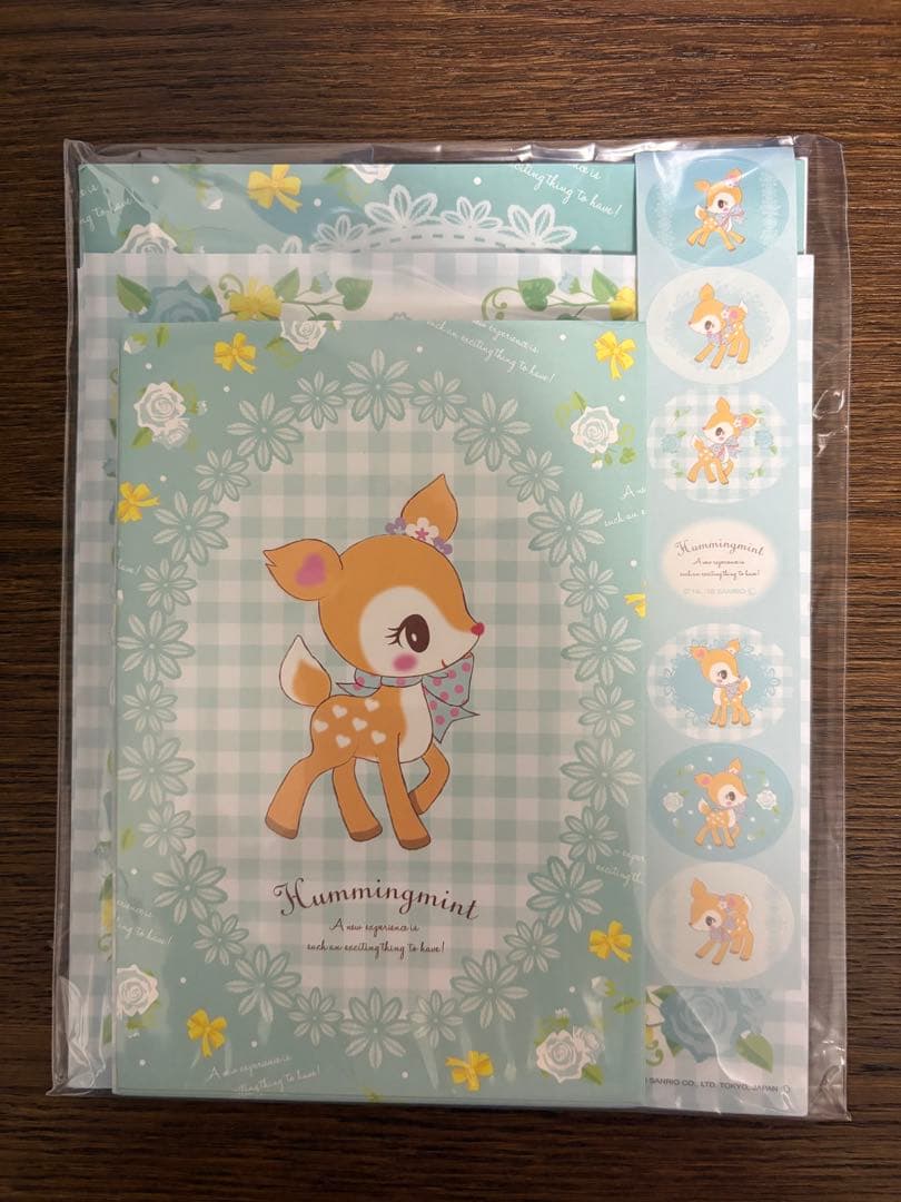 サンリオ♡ハミングミント グリーン レターセット 2016年