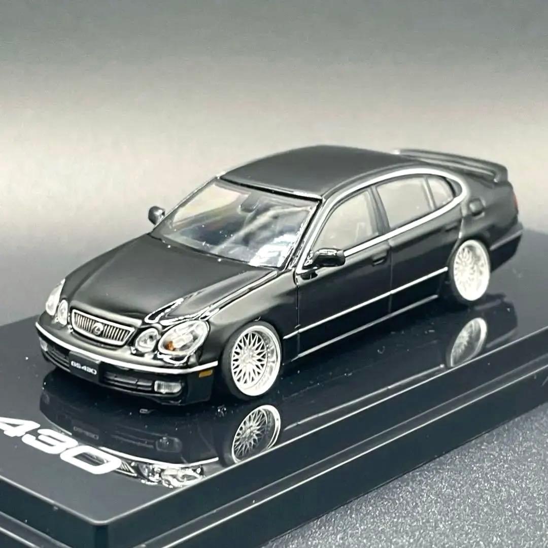 1/64 ホビージャパン レクサス GS430 ミニカー改造vipカー