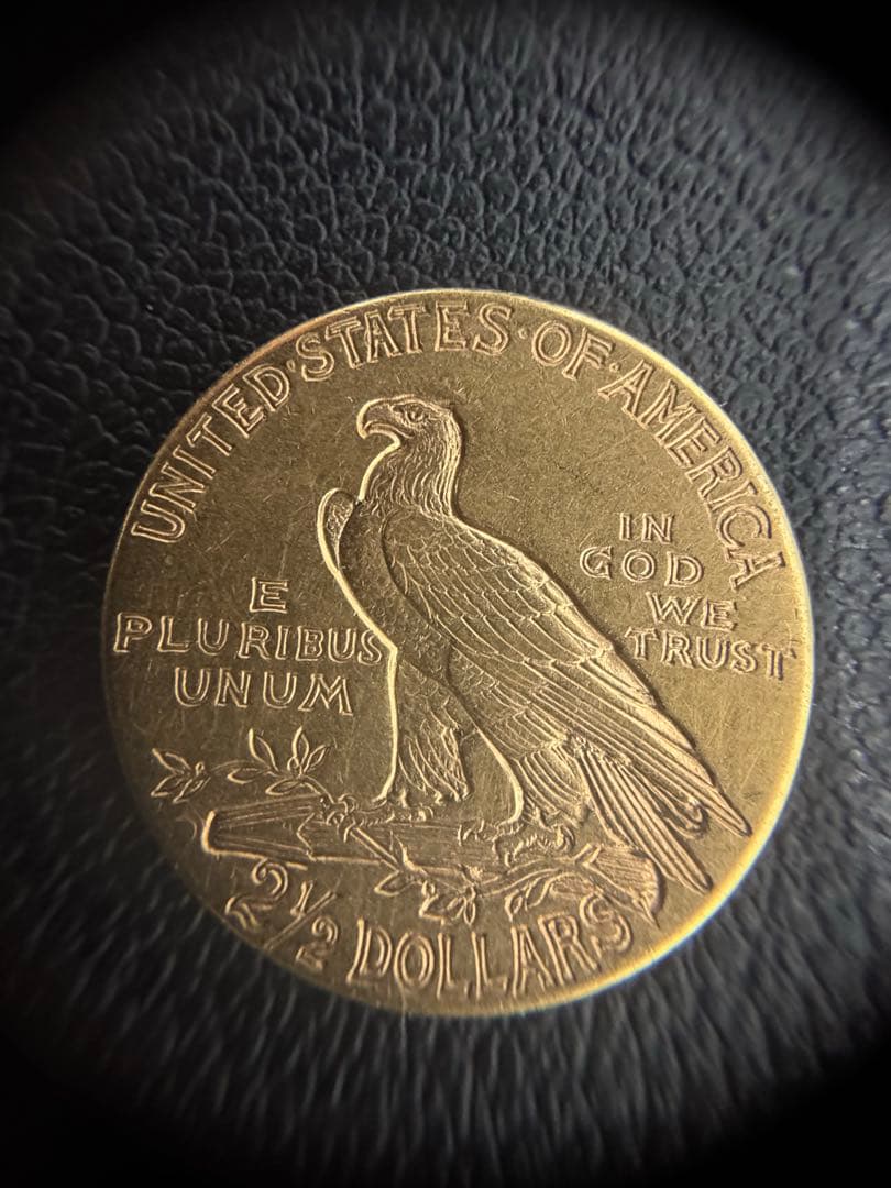 1914インディアン金貨　K21.6 2.5ドル 2 2/1