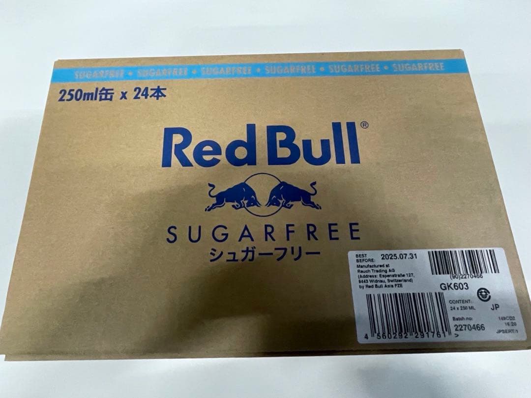 シ*ケ様 未開封 Red Bull シュガーフリー 72本 (3ケース)