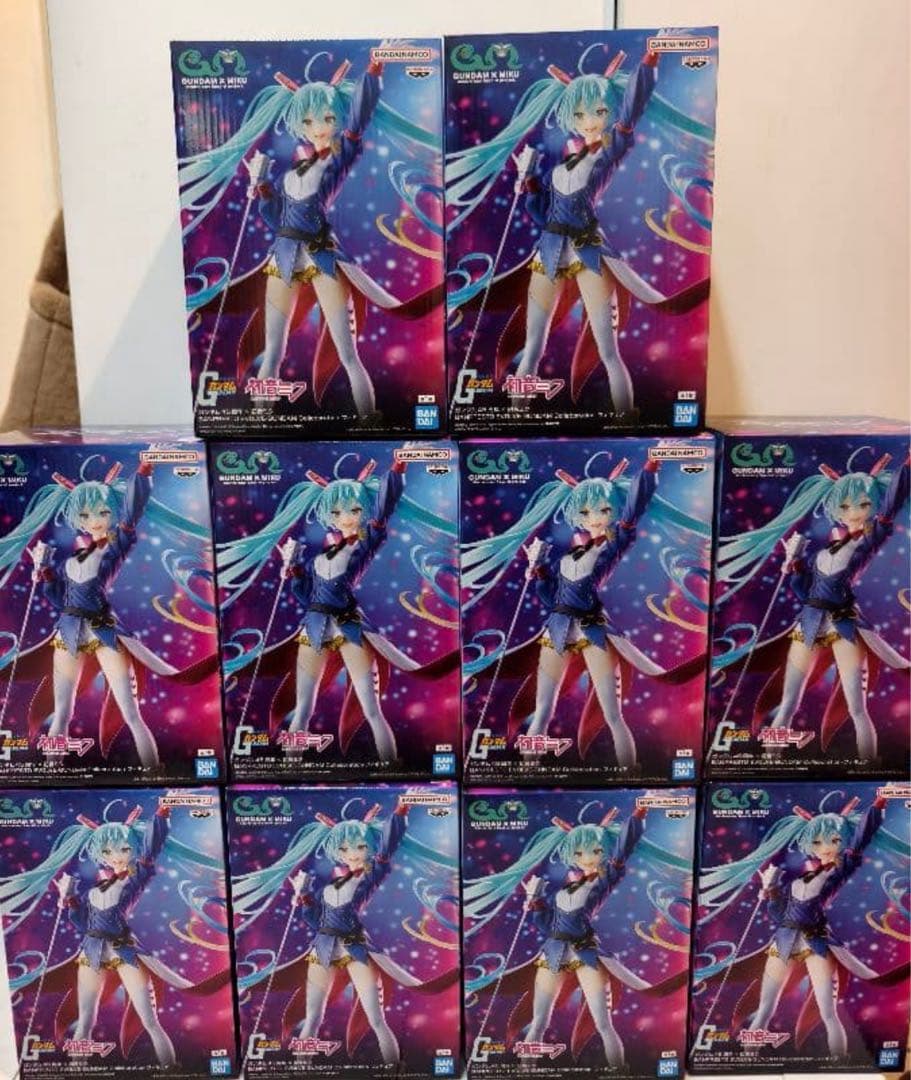 ガンダム45周年×初音ミク BANPRESTO EVOLVE フィギュア　10個