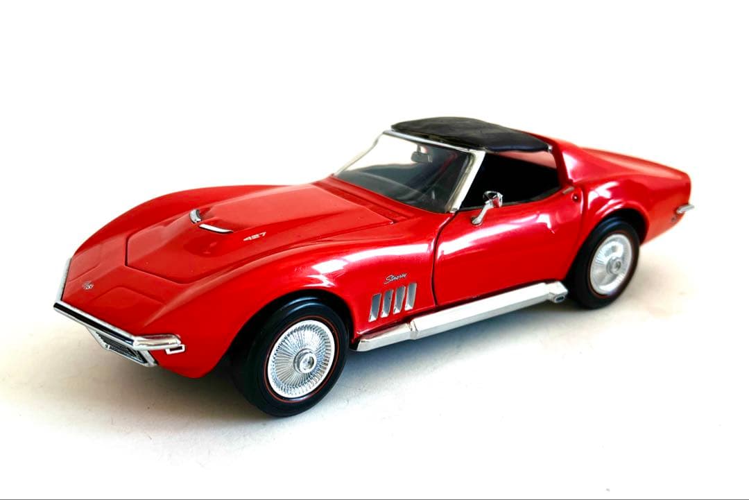 1/24(25) シボレー C3 コルベット スティングレイ　朱色