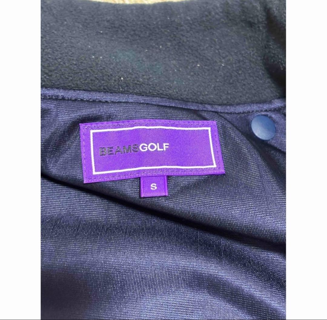 BEAMS GOLF メンズ ゴルフ ブルゾン ベスト S ネイビー