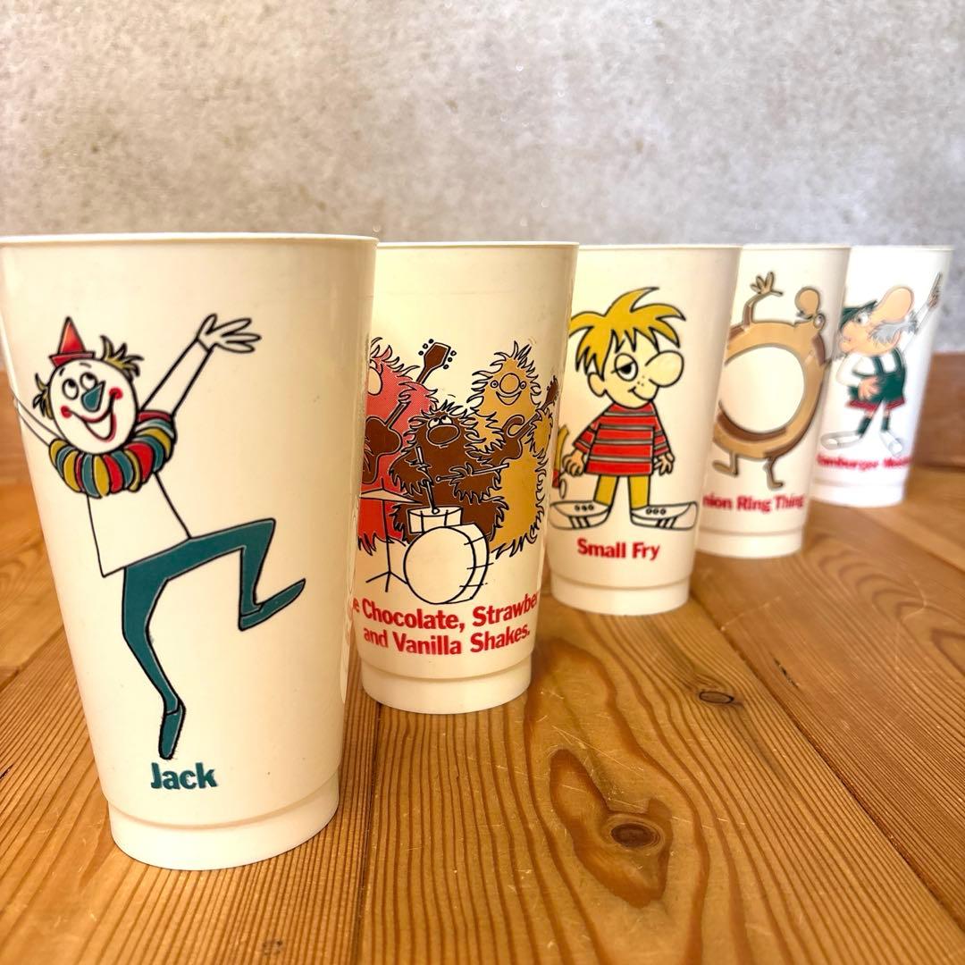 レア　70s ジャックインザボックス　キャラクター　コップ　フルセット　アメトイ