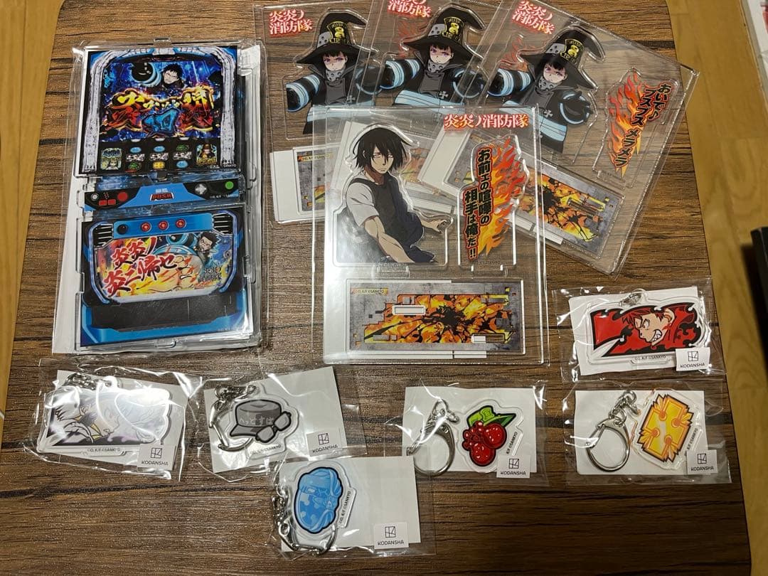 最終値下げ‼️くじコレ パチスロ 炎炎ノ消防隊 ジオラマ　S賞B賞C賞D賞