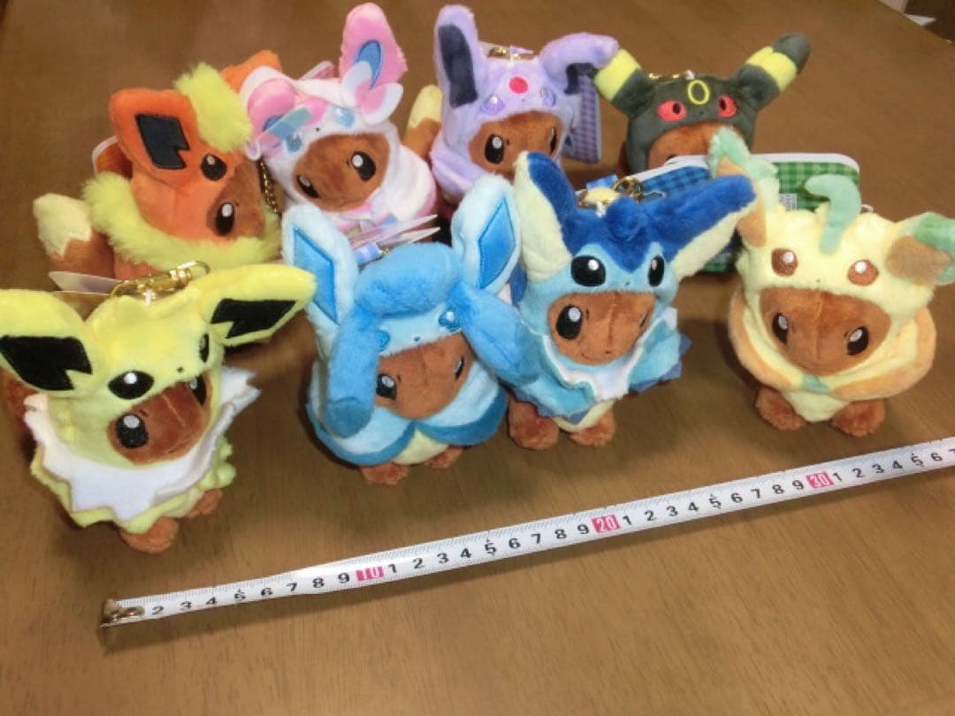 ポケモン マスコット イーブイ　ポンチョシリーズ　ブラッキーエーフィニンフィア