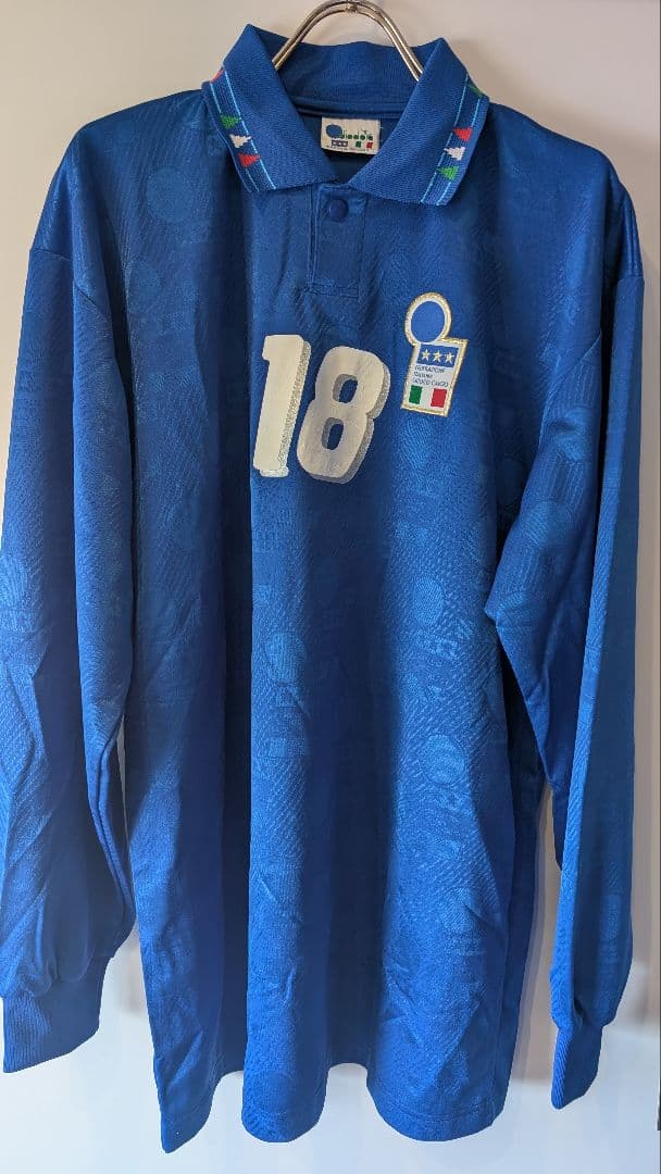 DIADORA ディアドラ イタリア代表 長袖ユニフォーム L 94年 正規品