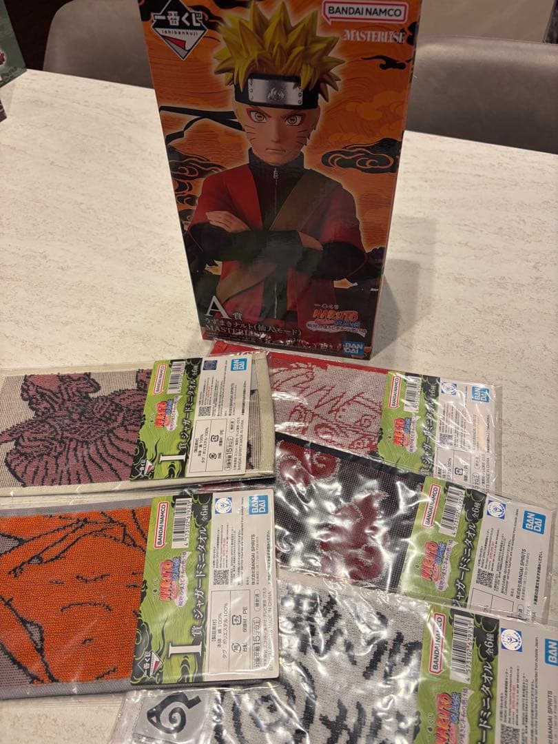 NARUTO 一番くじ 仙人モード フィギュア&タオル