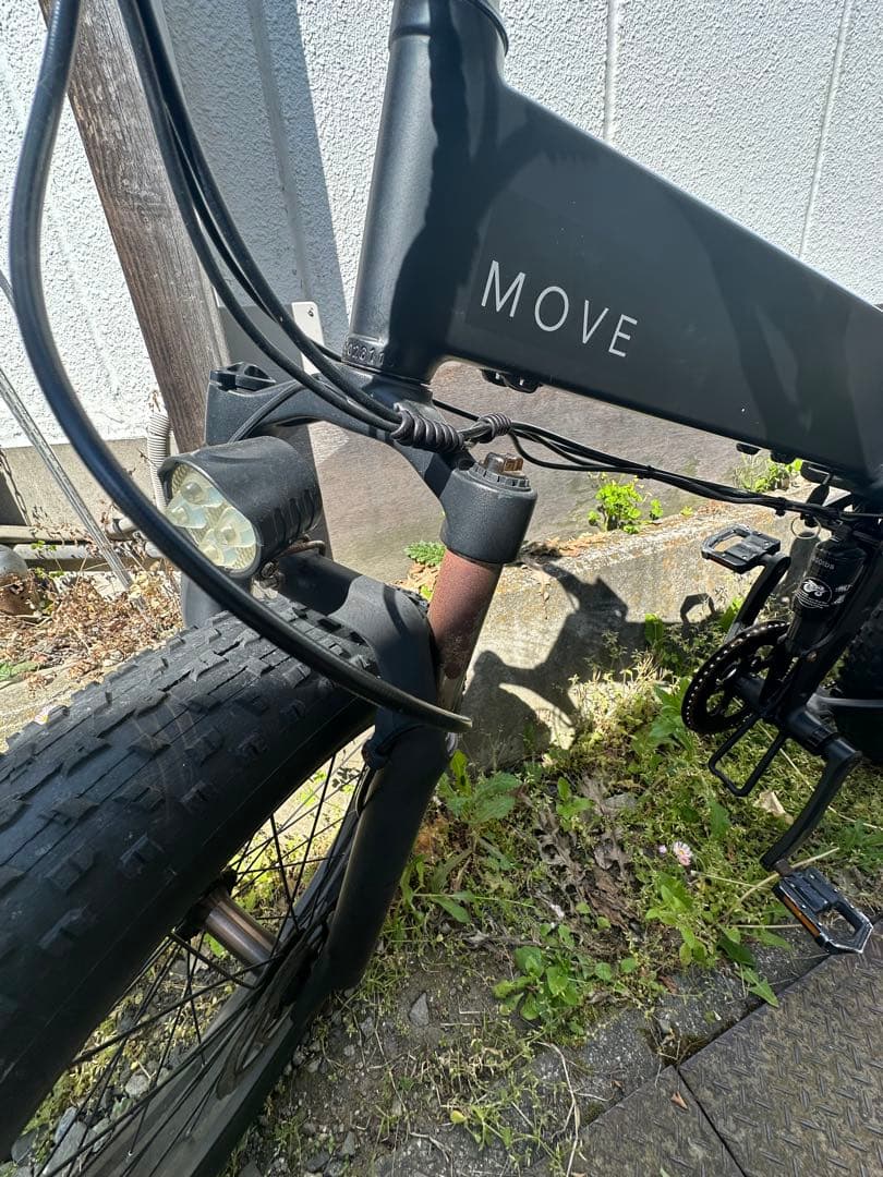 Ebike MOVE X 折りたたみ 電動バイク ファットタイヤ　オプション付き
