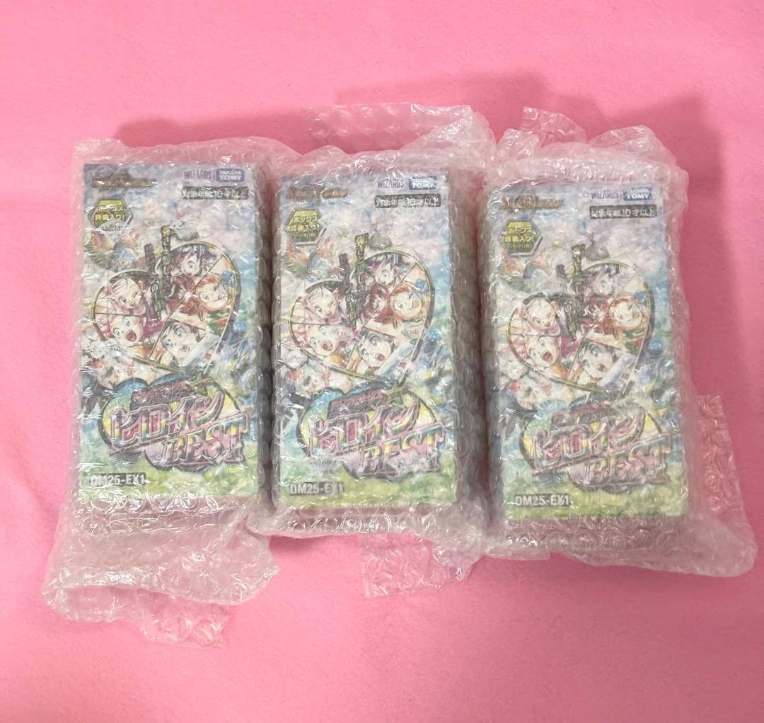 【新品・未開封3BOX】デュエル・マスターズTCG 愛感謝祭 ヒロインBEST