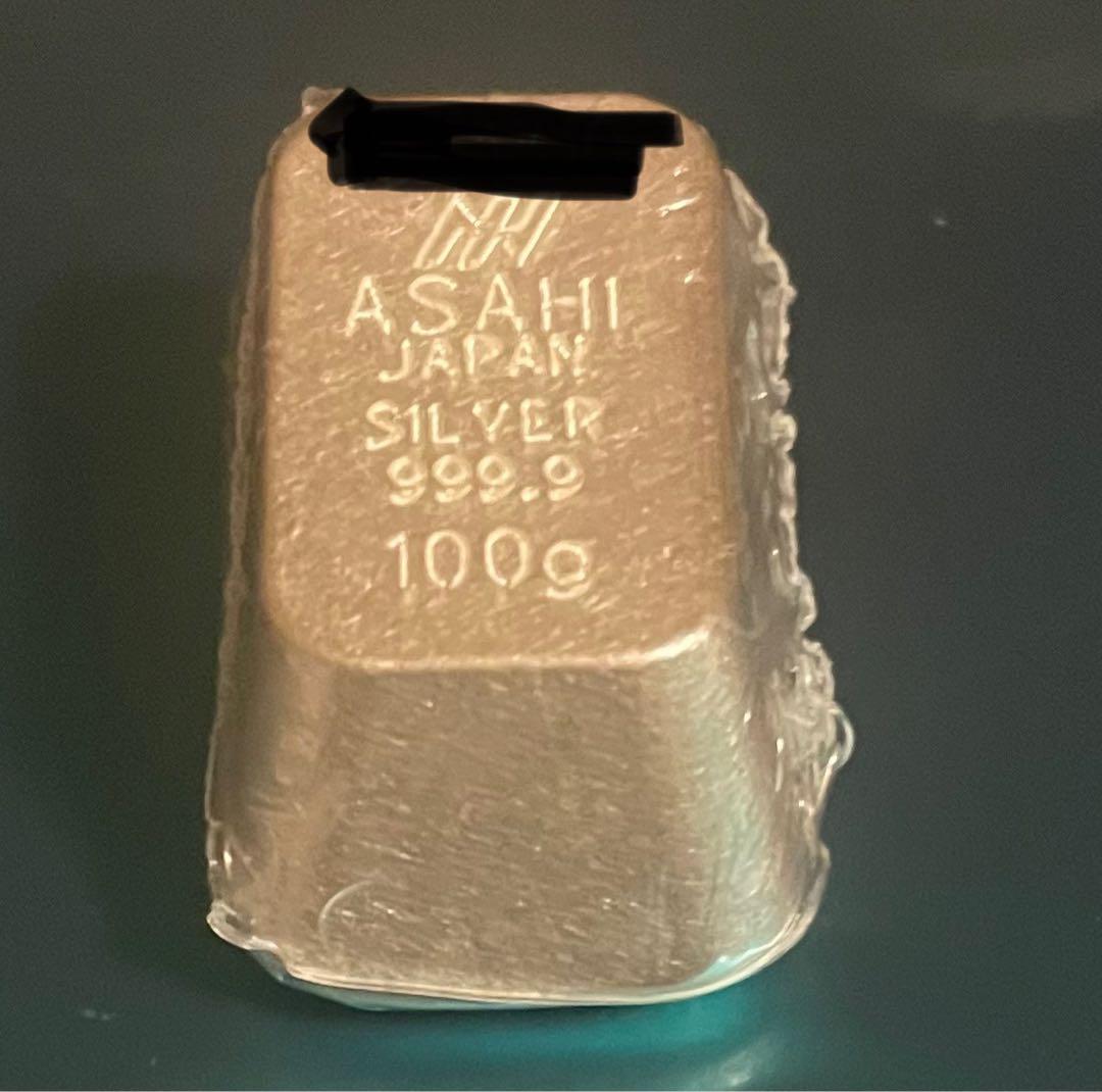アサヒメタル　純銀 100g 新品　未開封　インゴット