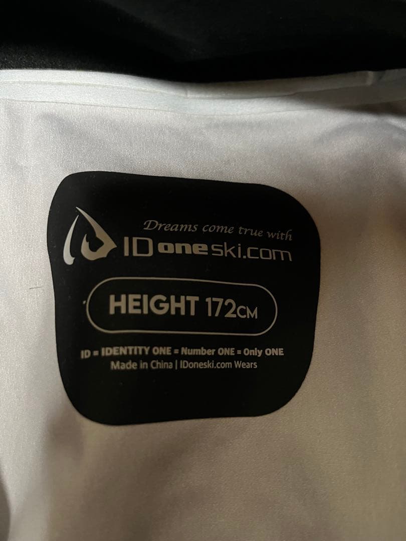 id-oneモーグルウェア　3L 172cm