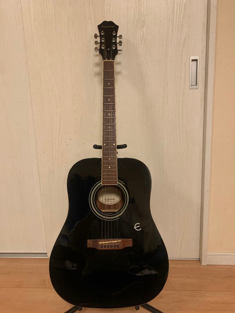 エピフォン アコースティックギター 黒　DR-100 EB 箱付き