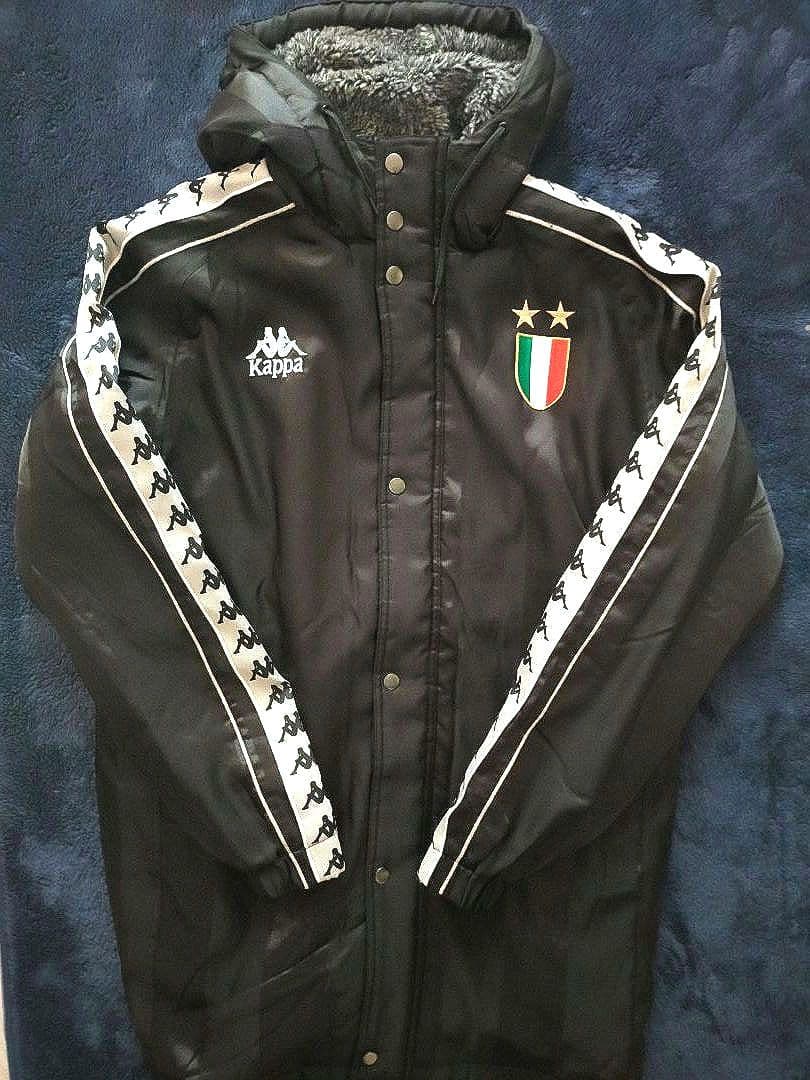 【新品美品】サッカーイタリア代表 Kappa ベンチコート ダウン メンズS