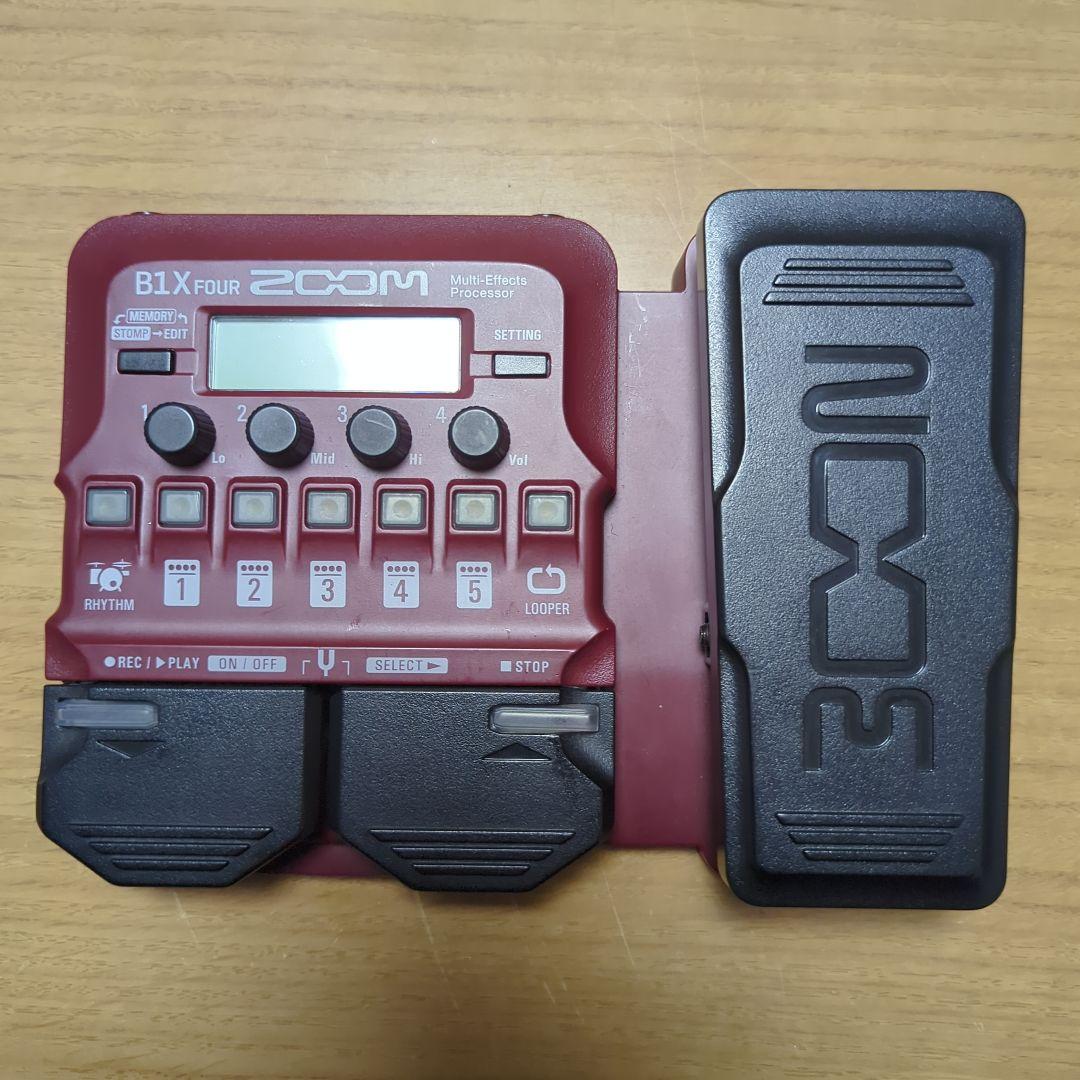 ZOOM B1X FOUR ベースマルチエフェクター　純正ACアダプター付き