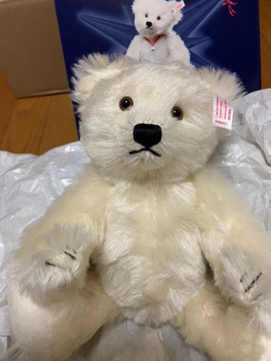 【新品・未使用】シュタイフ　スワロフスキー　クリスタルベア 2005