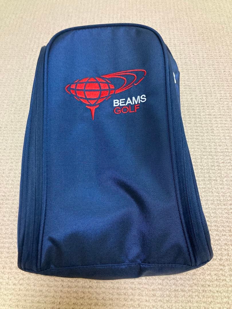BEAMS GOLF シューズケース ネイビー