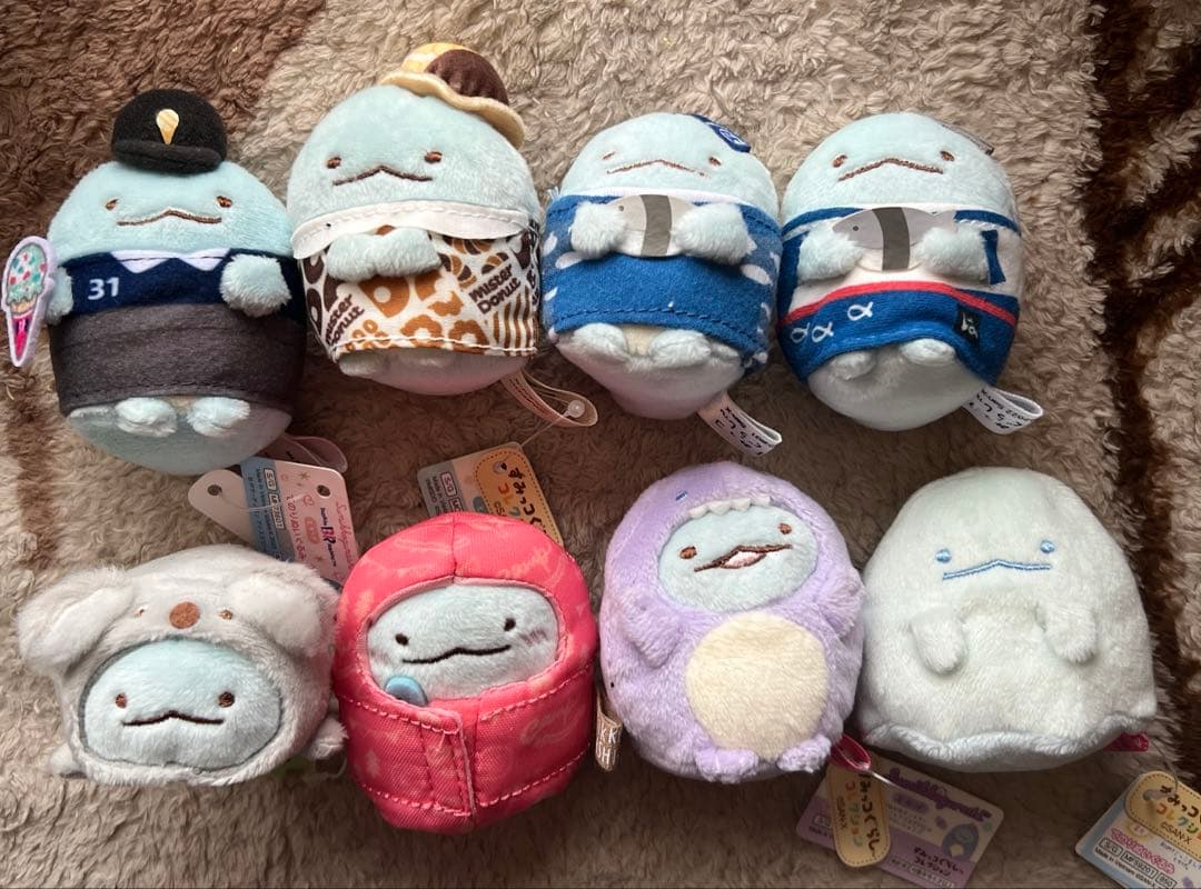 すみっコぐらし てのりぬいぐるみ とかげ まとめ売り