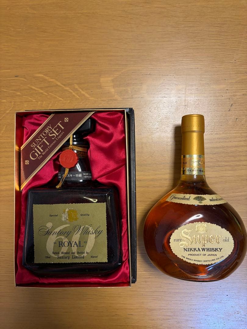 ウイスキー Suntory Whisky  + super old nikka