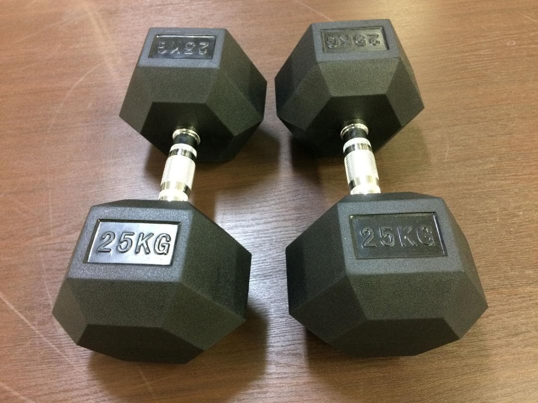 半額処分　ヘックスダンベル 22.5㎏×2個