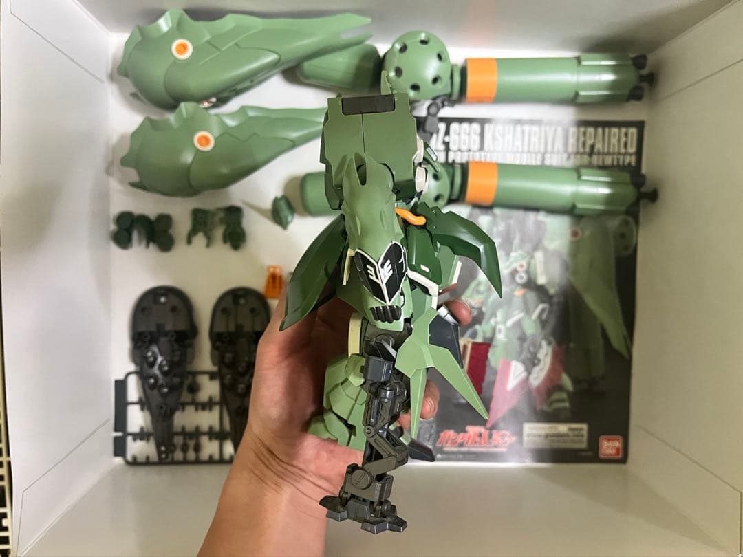 【素組・完成品】HG クシャトリヤ・リペアード