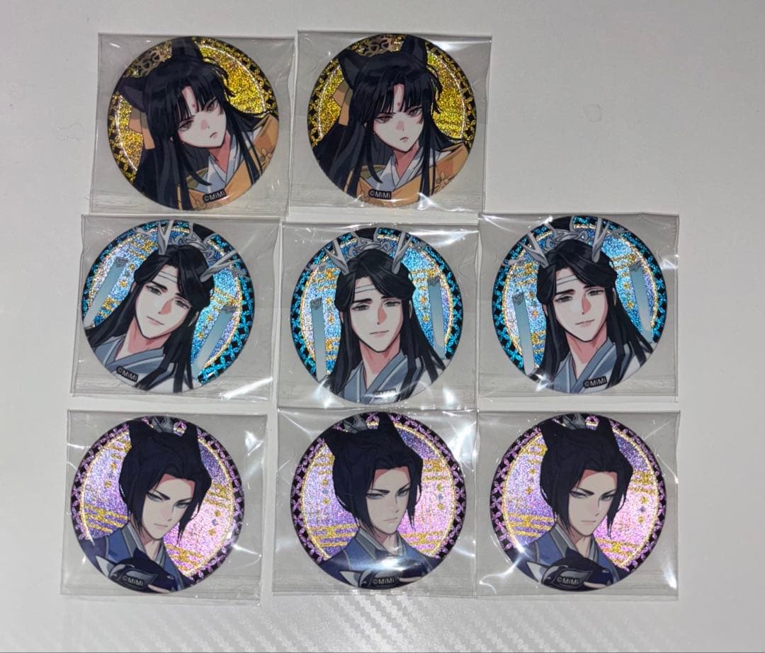 魔道祖師 百鬼夜行 缶バッジ 江澄 藍曦臣 金凌