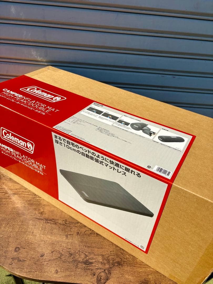LNDD105専用 新品コールマン キャンパーインフレーターマットハイピーク/W