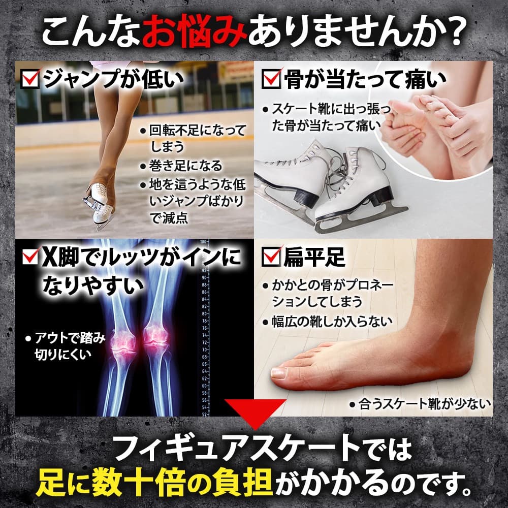 SK8INSOLL® DOUBLE AXEL カスタマイズインソール サイズL
