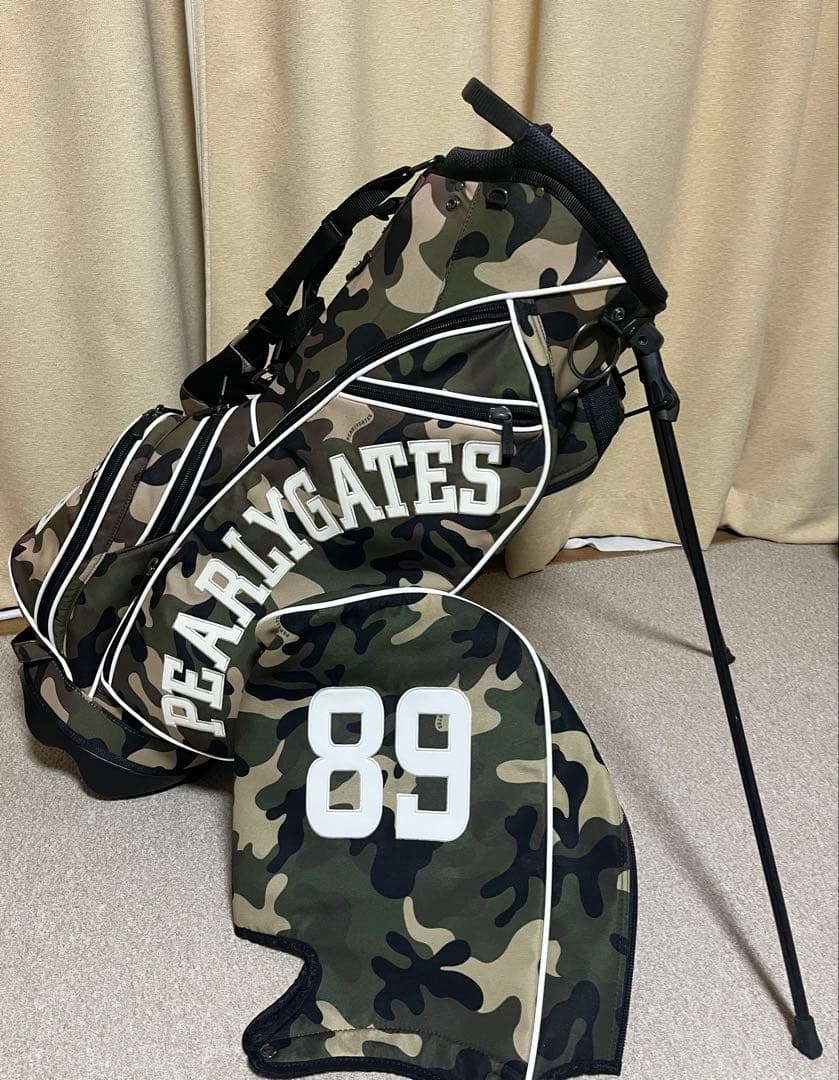 完全完売品　PEARLY GATES PG89 迷彩　カモフラ　キャディバッグ