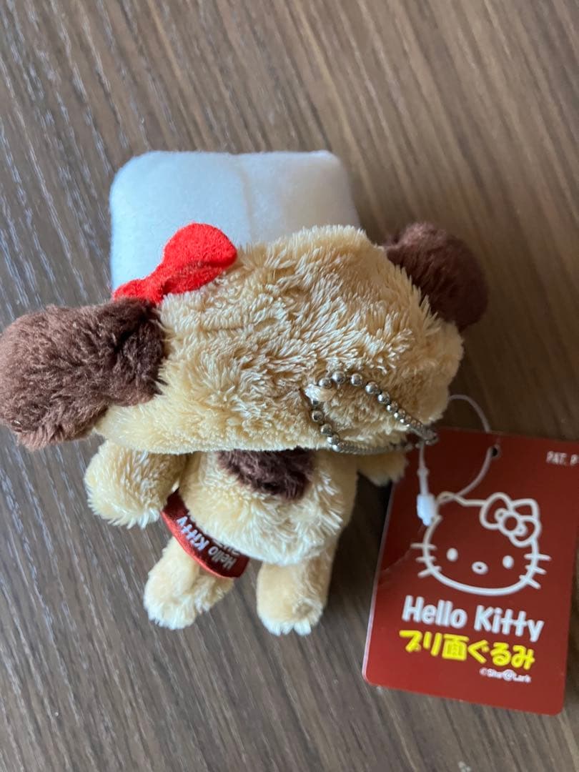 ハローキティ 犬コスチューム ぬいぐるみキーホルダープリ面ぐるみ新品