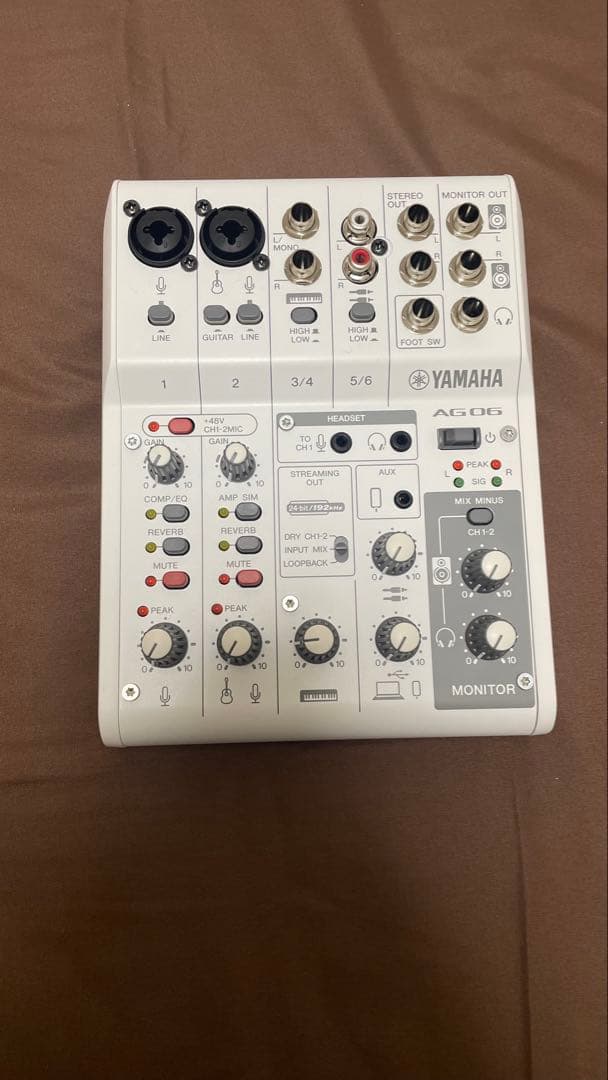 Yamaha AG06 MK2 オーディオミキサー