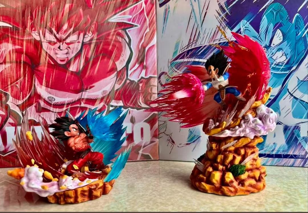 ドラゴンボール LG ベジータvs 孫悟空 ガレージキット ガレキ スタチュー