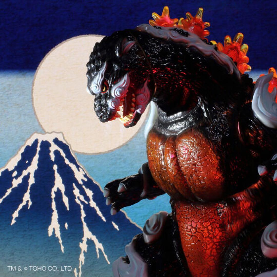 GVA-BC ゴジラ1995 Frog Tree 浮世ノ絵（黒）frogtree