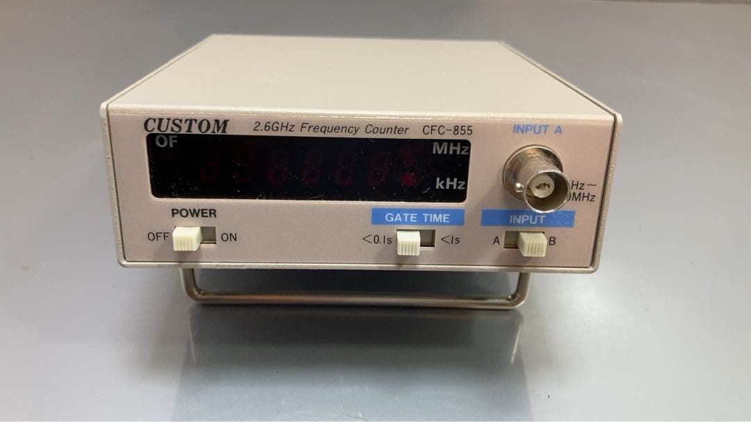 周波数カウンター　COSTOM CFC-855 2.6GHz