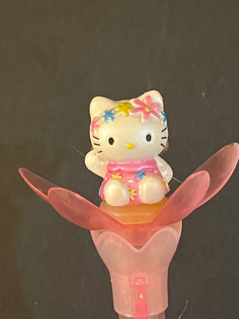 ハローキティ フェアリーキティシャーペンちょうちょ　花