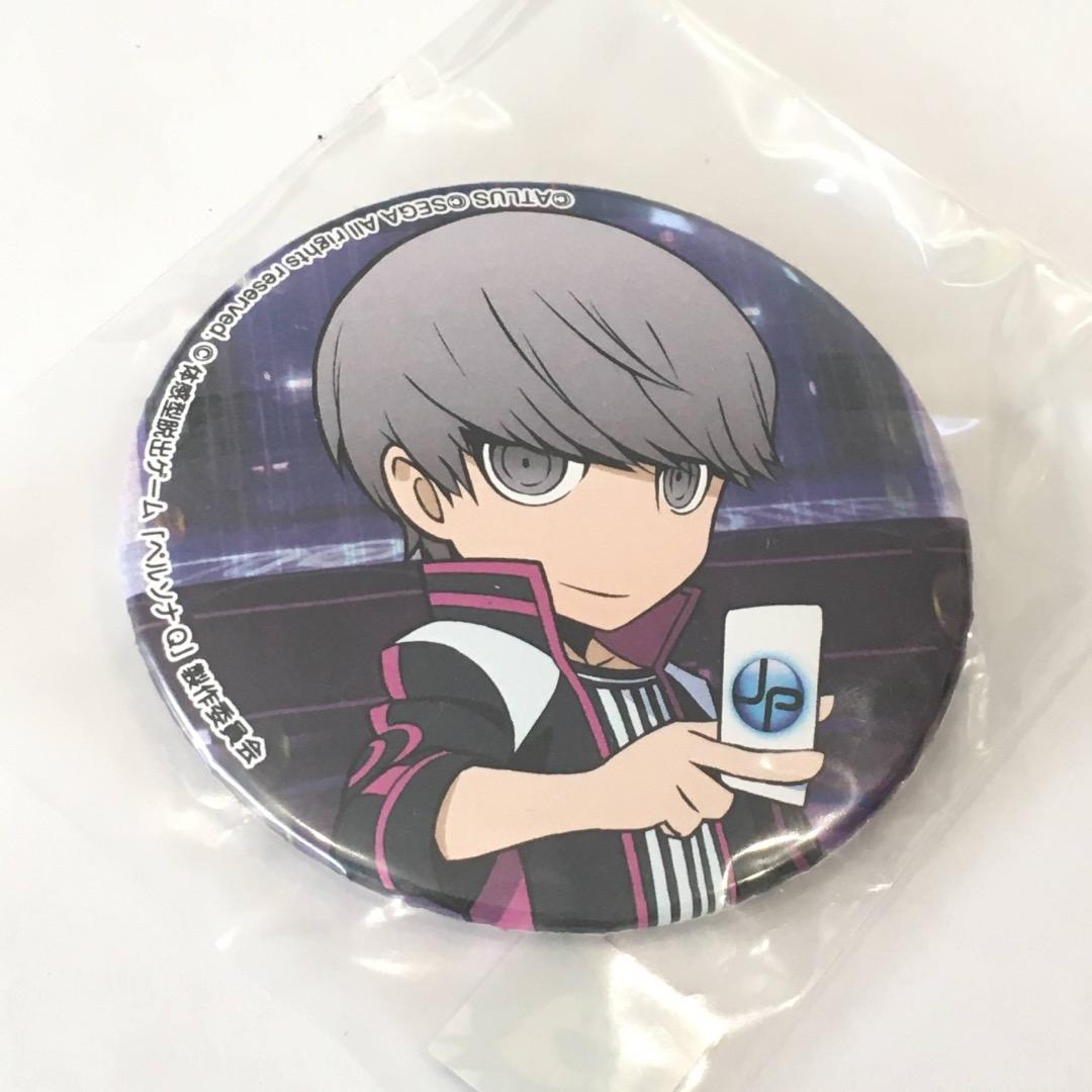 P4男主人公 鳴上悠 缶バッジ ペルソナシリーズ 東京ジョイポリス ペルソナQ