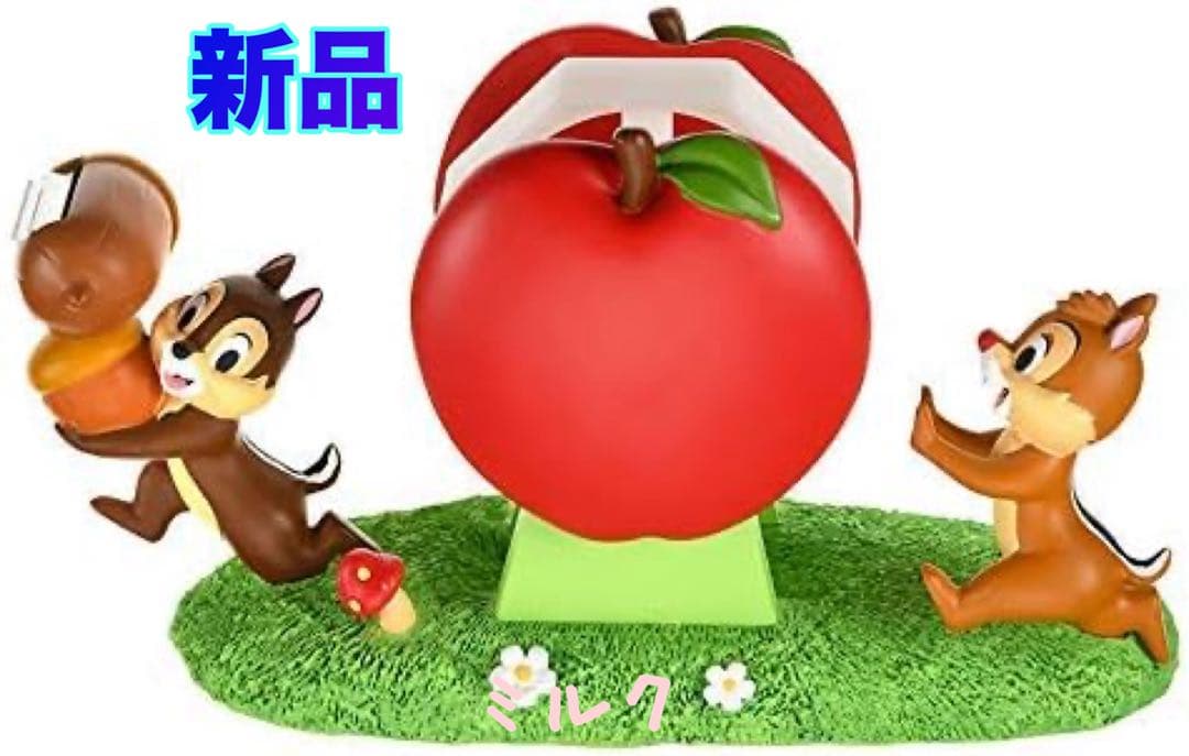 チップ＆デール　ディズニーストア限定　テープカッター　テープディスペンサー　新品