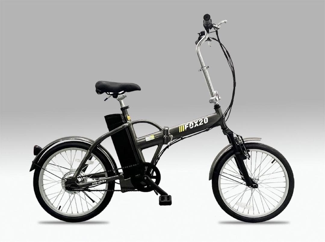 新品　アシスト型電動自転車FOX20　フルアルミ製折り畳み 　20インチ