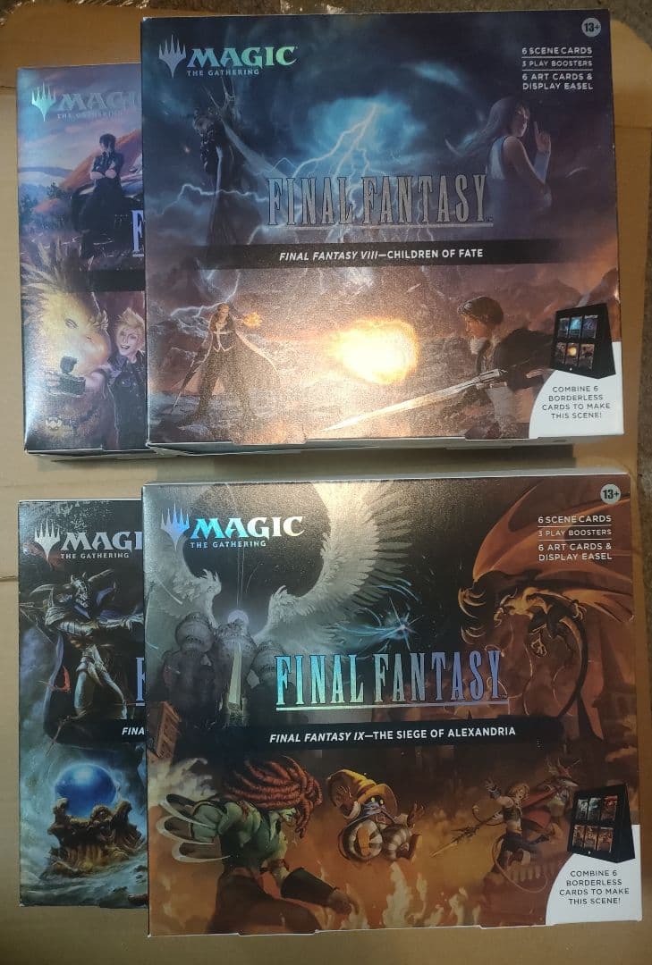 MTG FINAL FANTASY シーンボックス 　英語版　4種