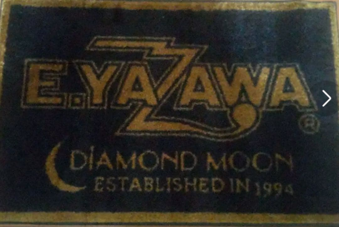 矢沢永吉　Diamond moon玄関マット！同デザインアルミステッカー付き！