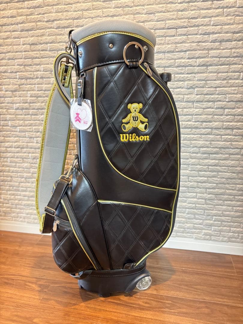 【◎美品•希少】Wilson ウィルソンベア　キャディバッグ キャスター付き