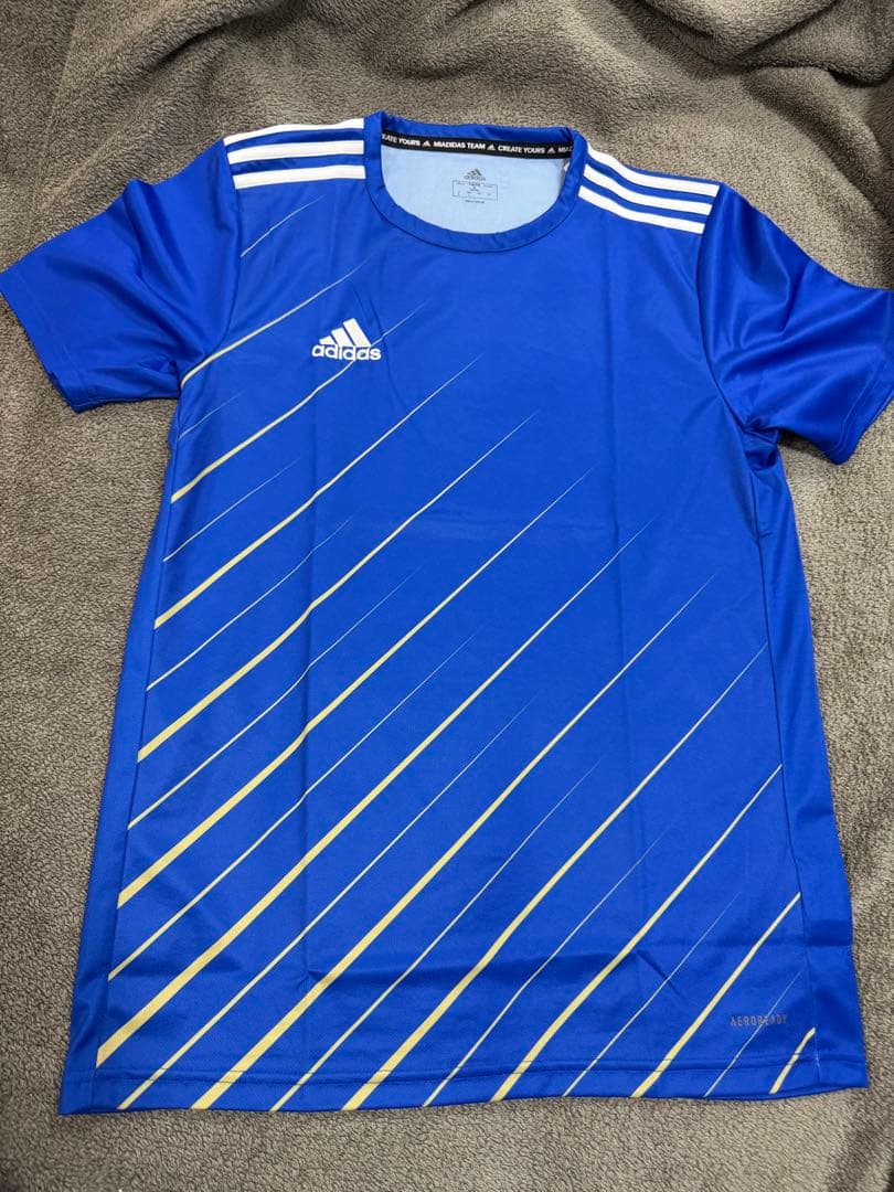 【本日限定価格】adidas アディダス サッカーウェア ユニフォーム ブルー