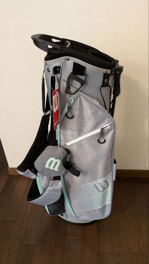 【新品未使用】Wilson スタンドキャディバッグ グレー