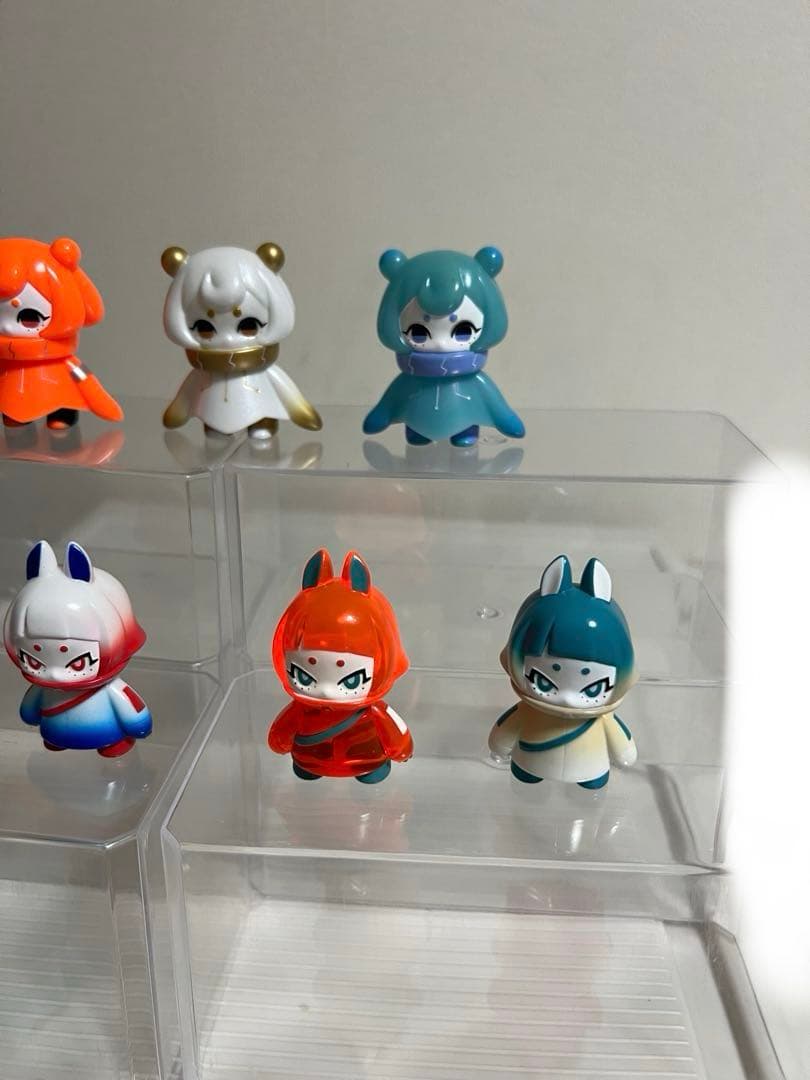 VAGガチャ、デンシコネコ、ソフビ、蓄光