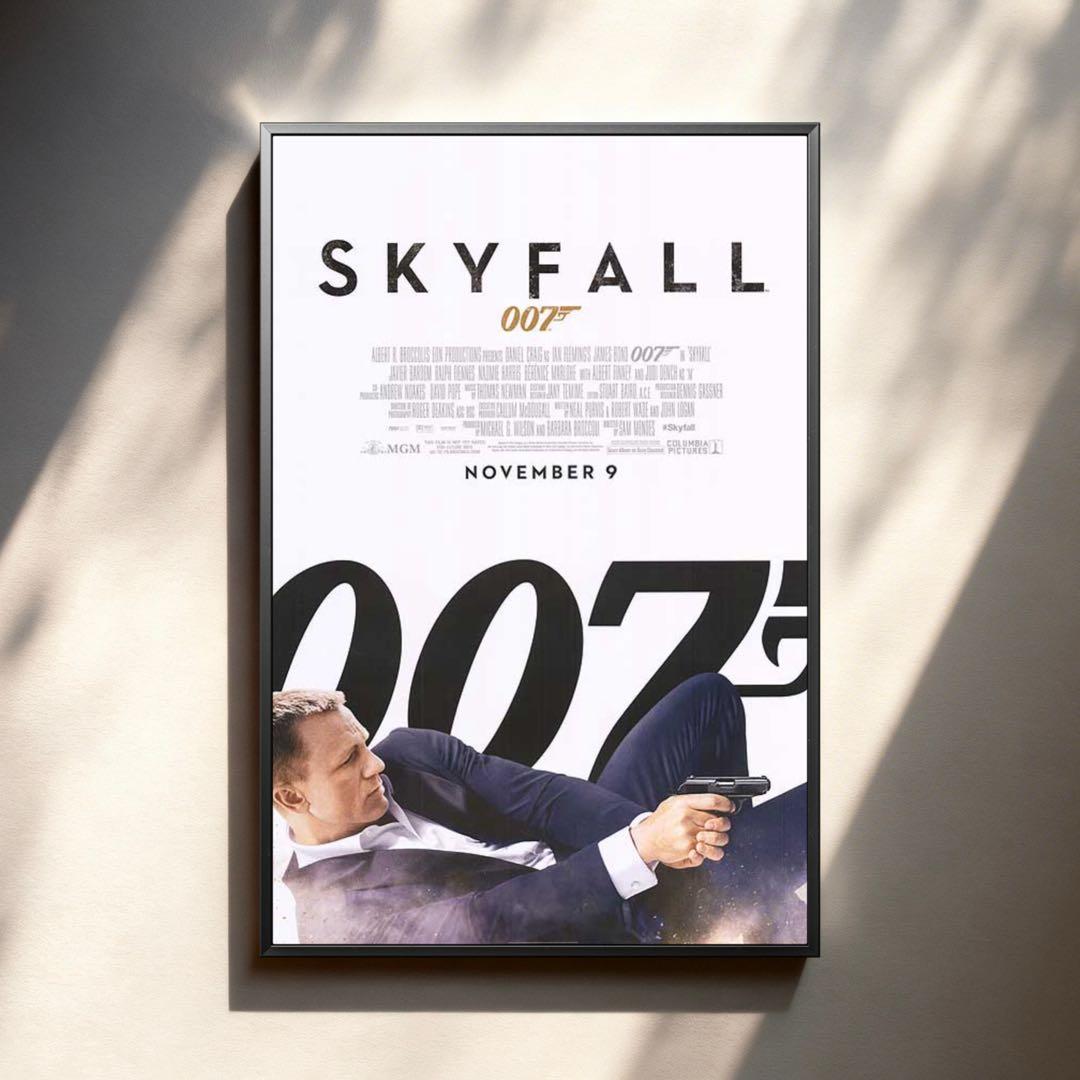*枚数限定*映画館用片面印刷ポスターUS版:007 スカイフォール
