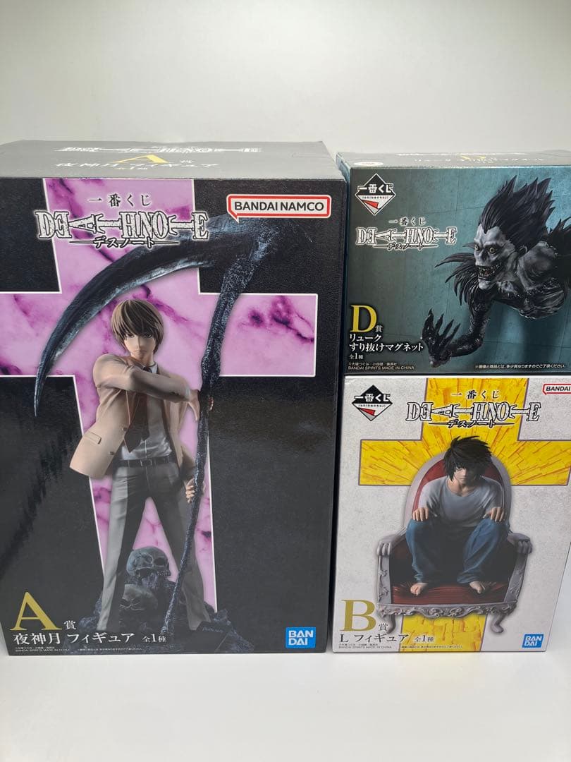 一番くじ　デスノート　 A B D フィギュア　3体セット