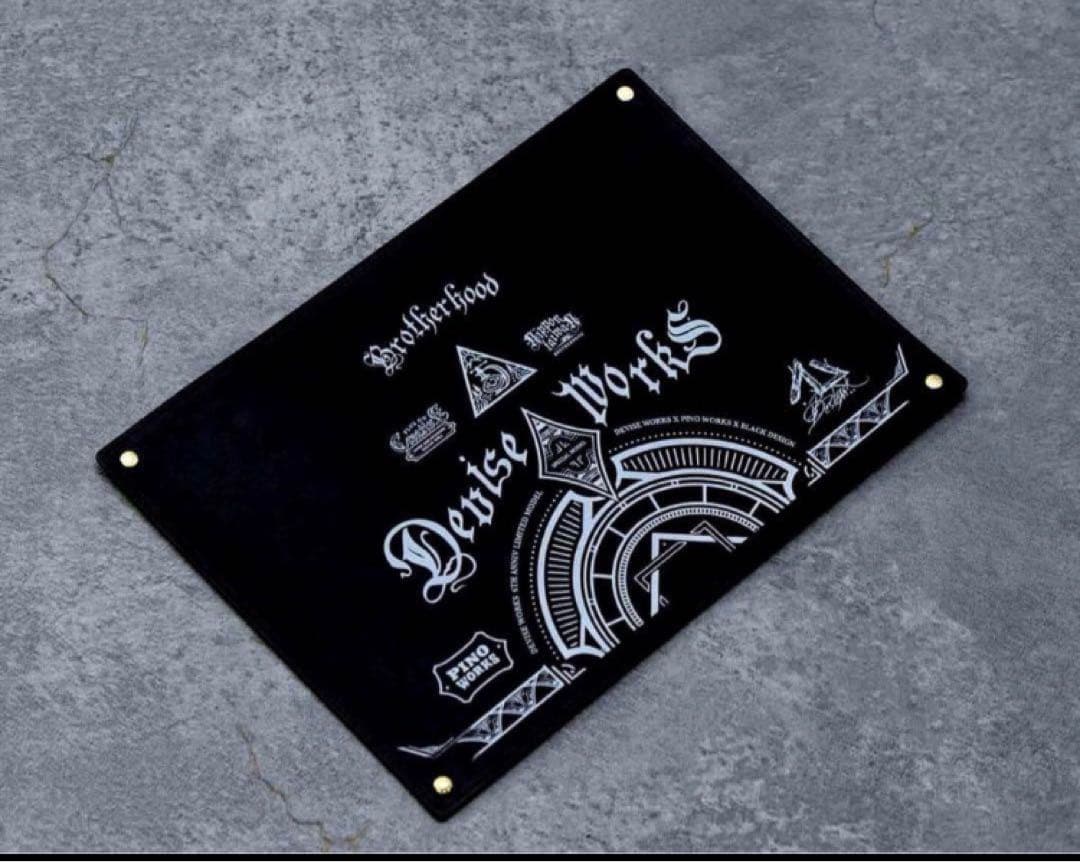【レア】DEVISE WORKS 6周年アイテム leather mat