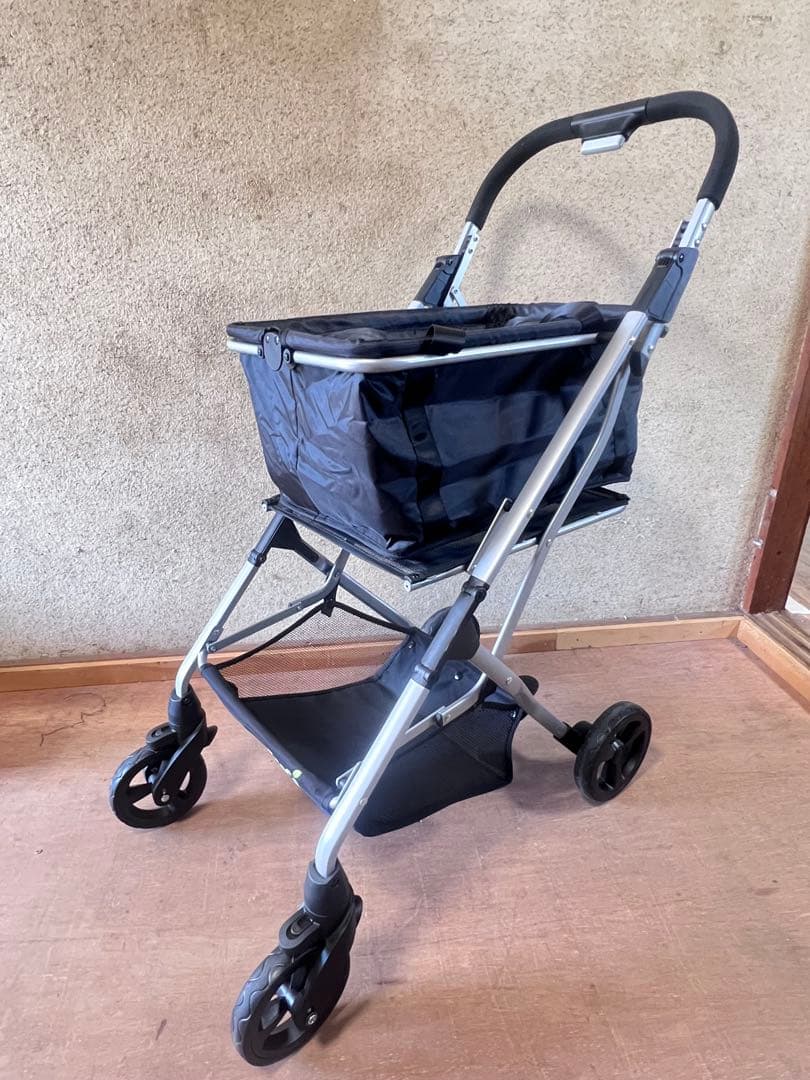 【美品】EcoCa エコカ ショッピングカート 折りたたみ 保冷バック付き