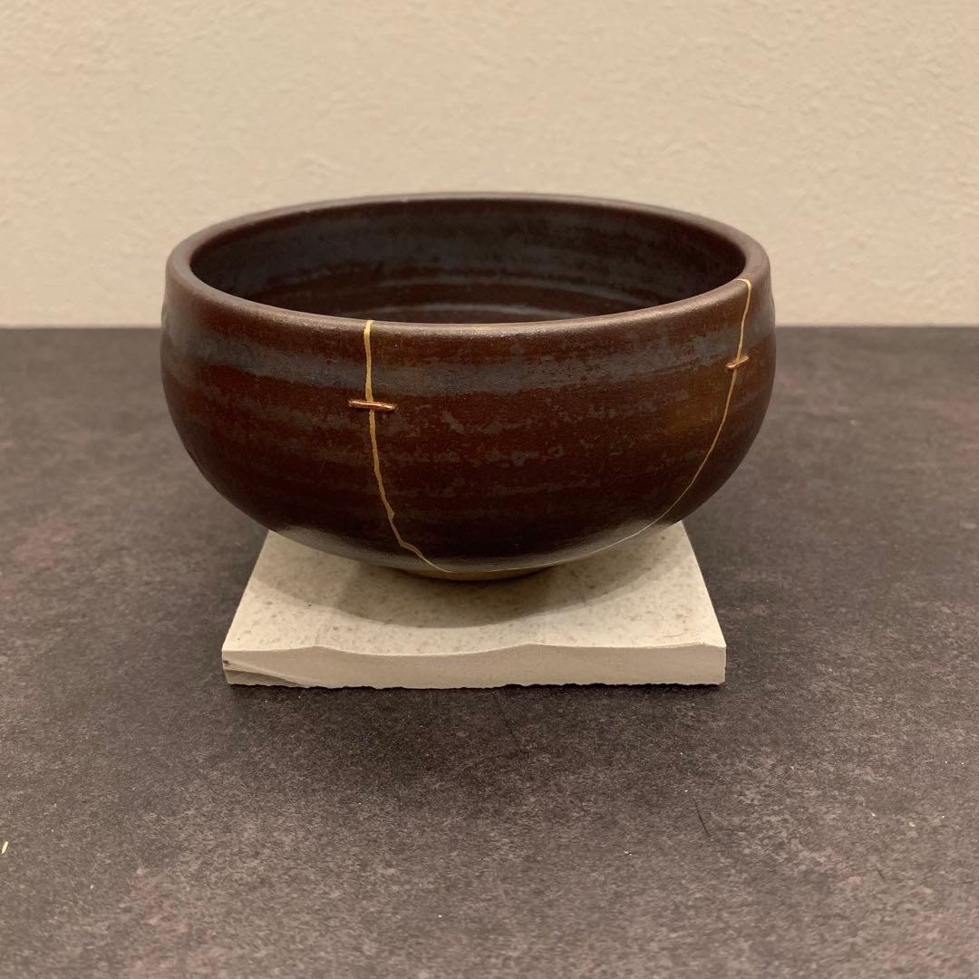 金継ぎ済み　抹茶茶碗-10